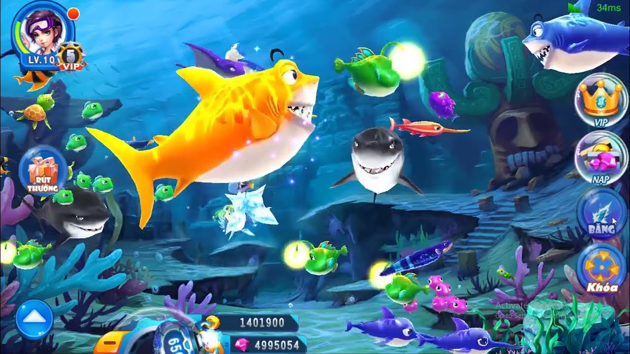 Game bắn cá 3D - Phá đảo đại dương xanh | Bắn cá đổi thưởng online - YouTube