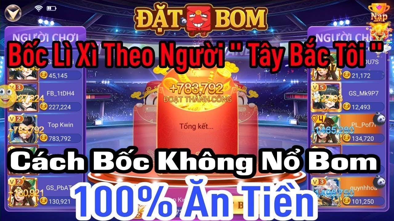kwin | Cách chơi đoạt bom lì xì có tỉ lệ nổ bom thấp nhất - game bài đổi thưởng | kiếm tiền online - YouTube